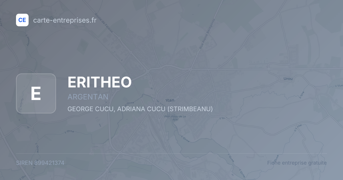 ERITHEO — 899421374 — fiche entreprise