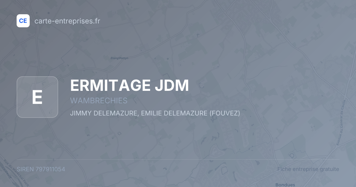 ERMITAGE JDM — 797911054 — fiche entreprise