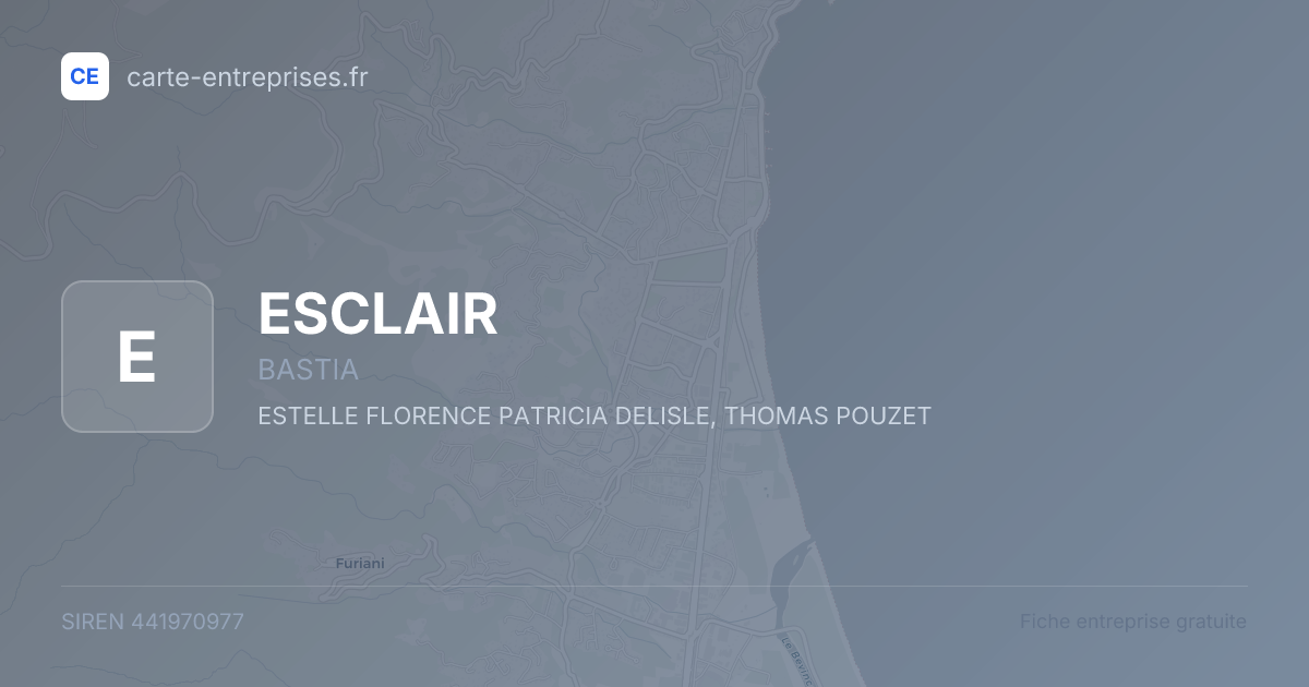 ESCLAIR — 441970977 — fiche entreprise
