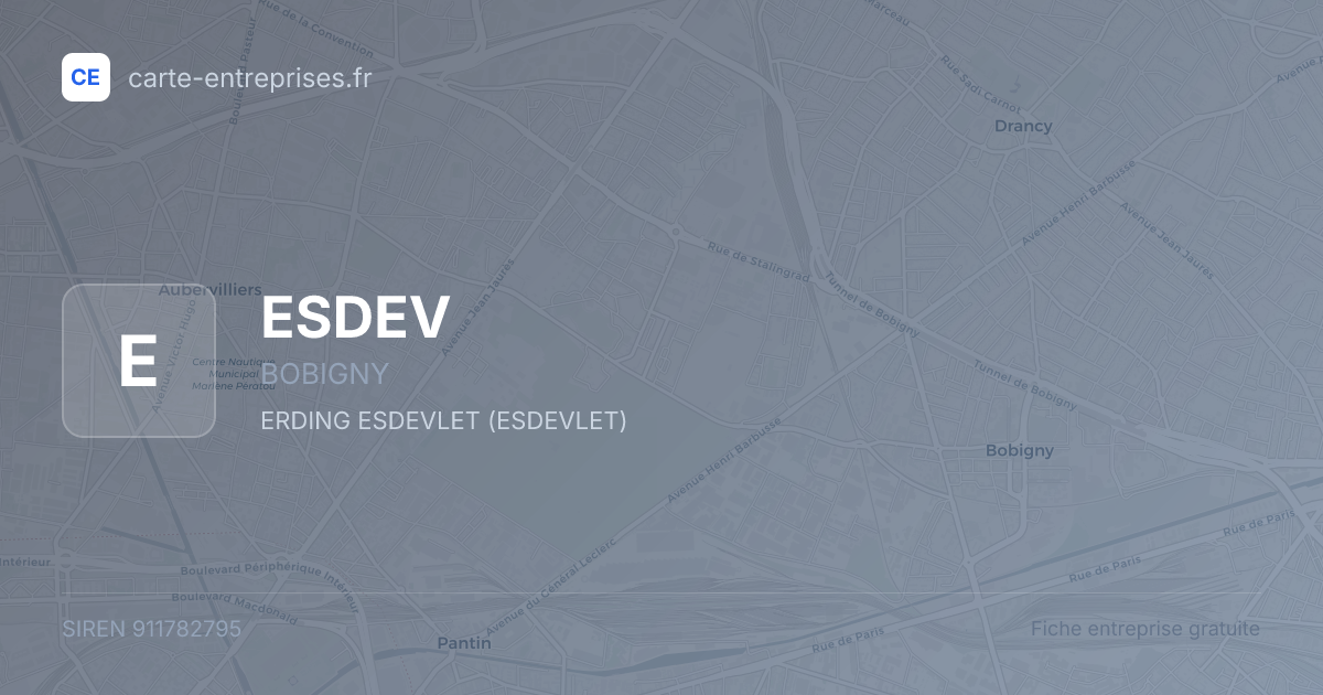 ESDEV — 911782795 — fiche entreprise