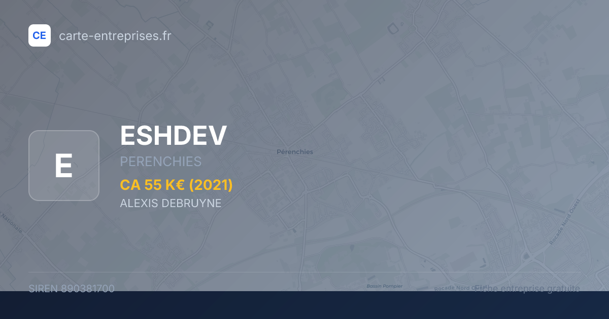 ESHDEV — 890381700 — fiche entreprise
