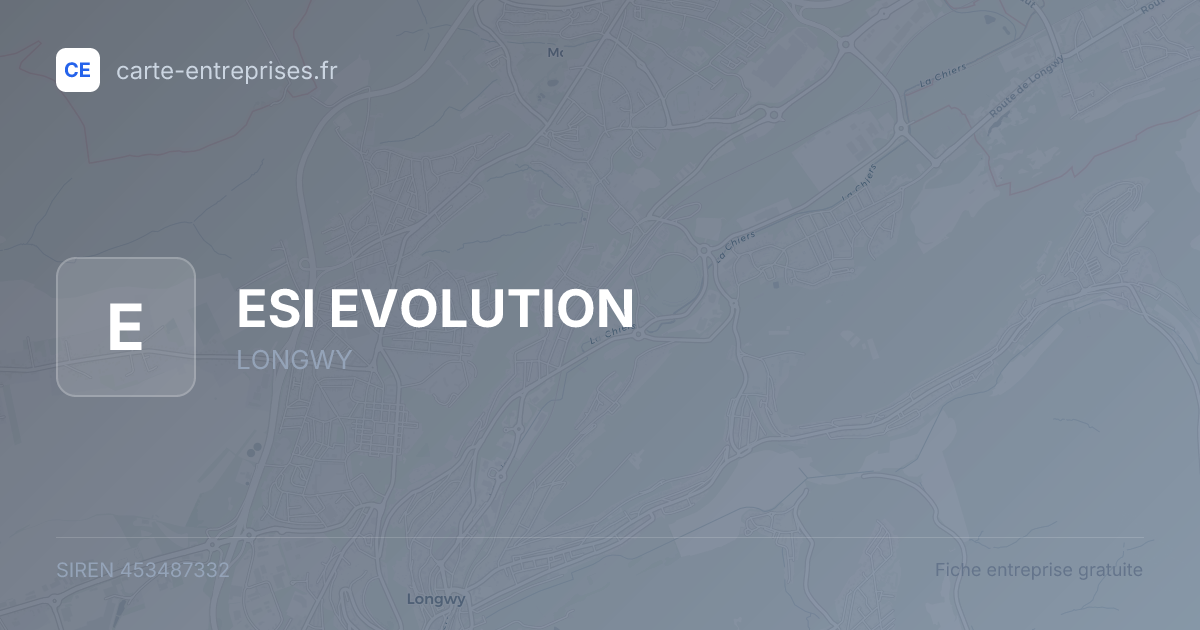 ESI EVOLUTION — 453487332 — fiche entreprise