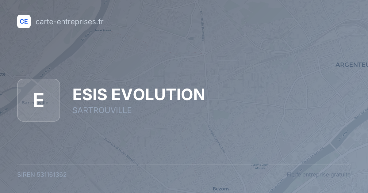 ESIS EVOLUTION — 531161362 — fiche entreprise