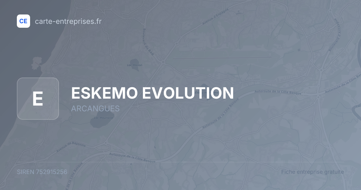 ESKEMO EVOLUTION — 752915256 — fiche entreprise
