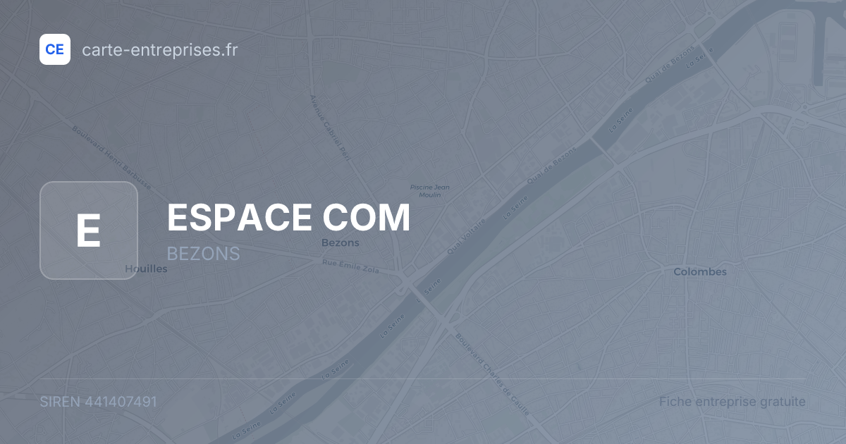 ESPACE COM — 441407491 — fiche entreprise