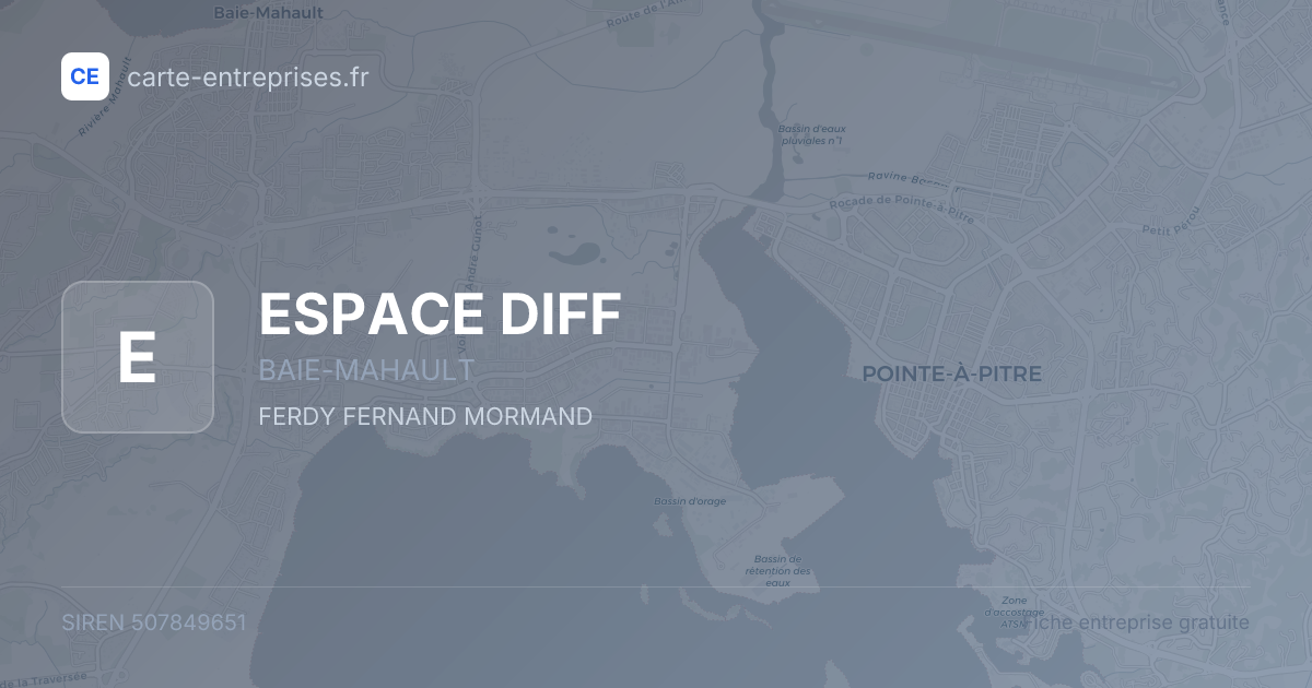 ESPACE DIFF — 507849651 — fiche entreprise
