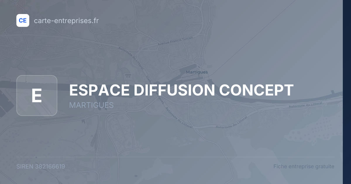 ESPACE DIFFUSION CONCEPT — 382166619 — fiche entreprise