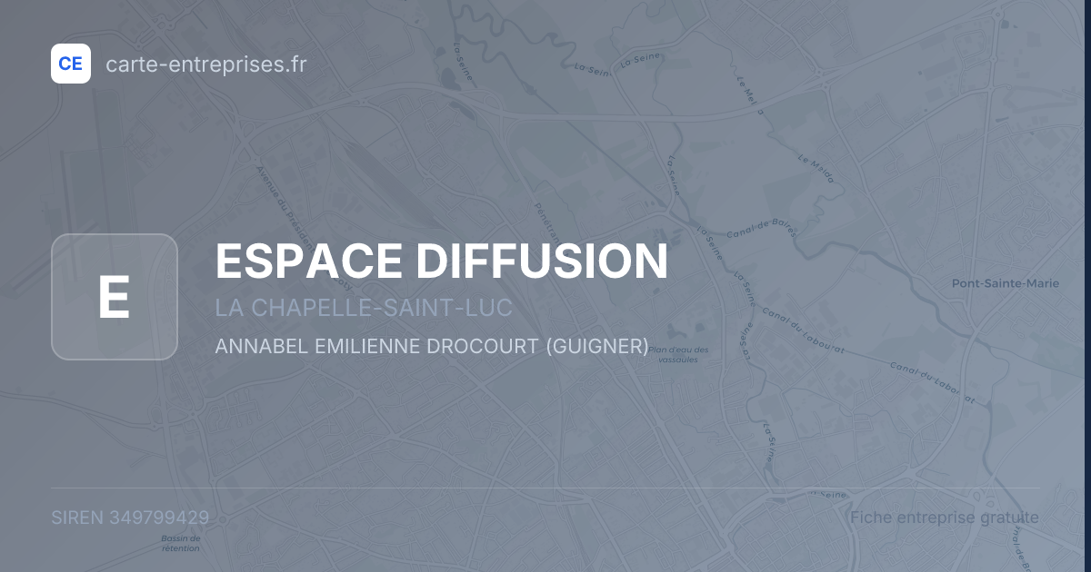 ESPACE DIFFUSION — 349799429 — fiche entreprise