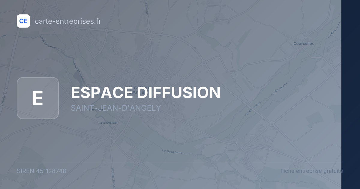 ESPACE DIFFUSION — 451128748 — fiche entreprise