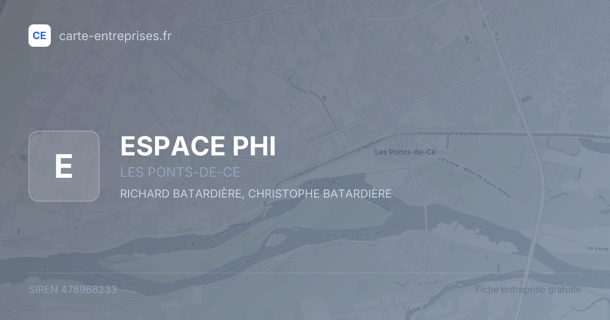 ESPACE PHI — 478968233 — fiche entreprise
