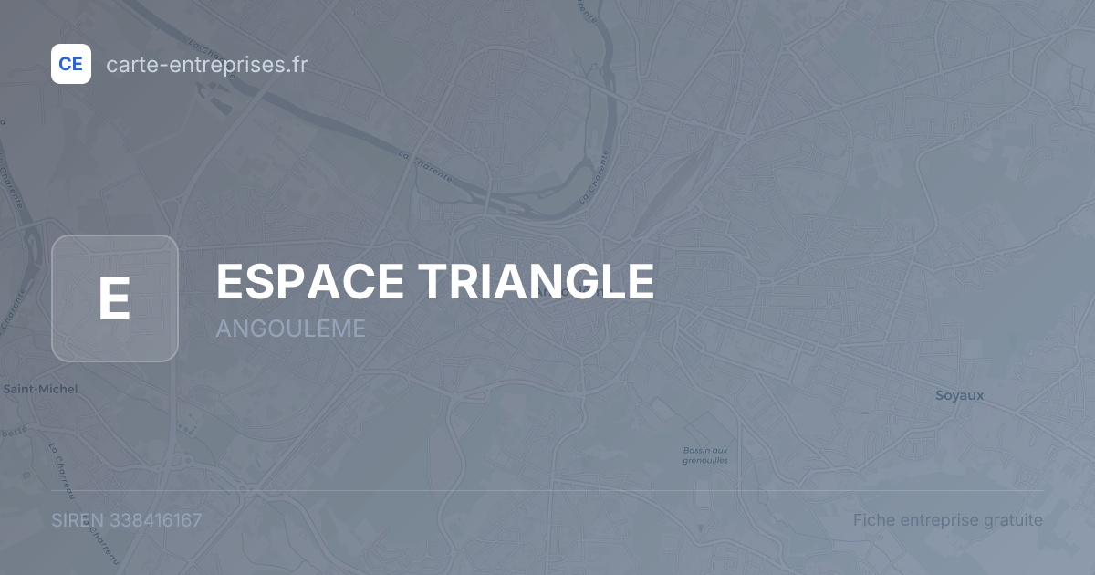 ESPACE TRIANGLE — 338416167 — fiche entreprise