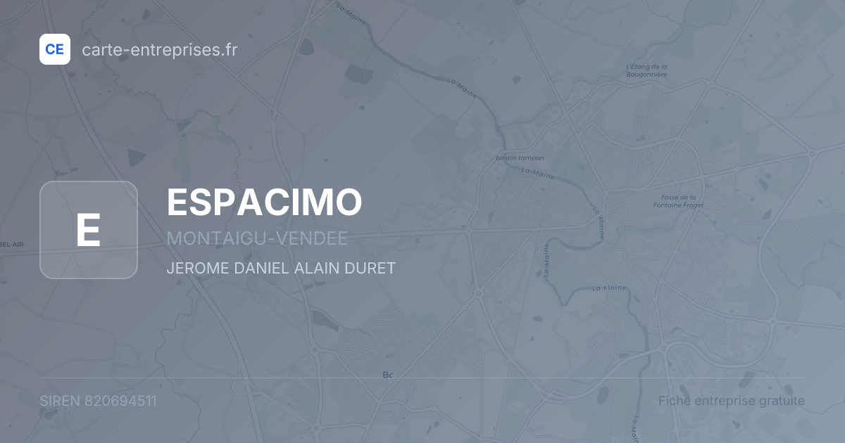 ESPACIMO — 820694511 — fiche entreprise