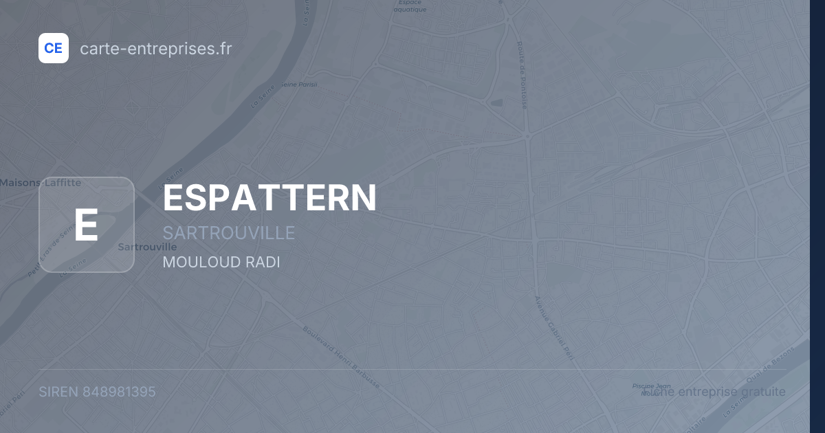 ESPATTERN — 848981395 — fiche entreprise