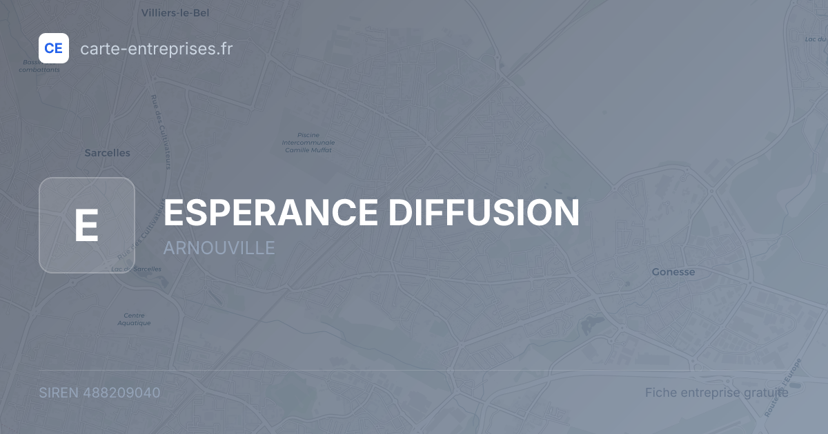 ESPERANCE DIFFUSION — 488209040 — fiche entreprise