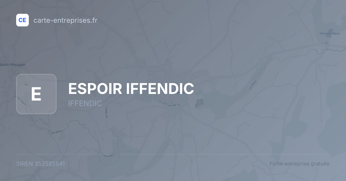 ESPOIR IFFENDIC — 352585541 — fiche entreprise
