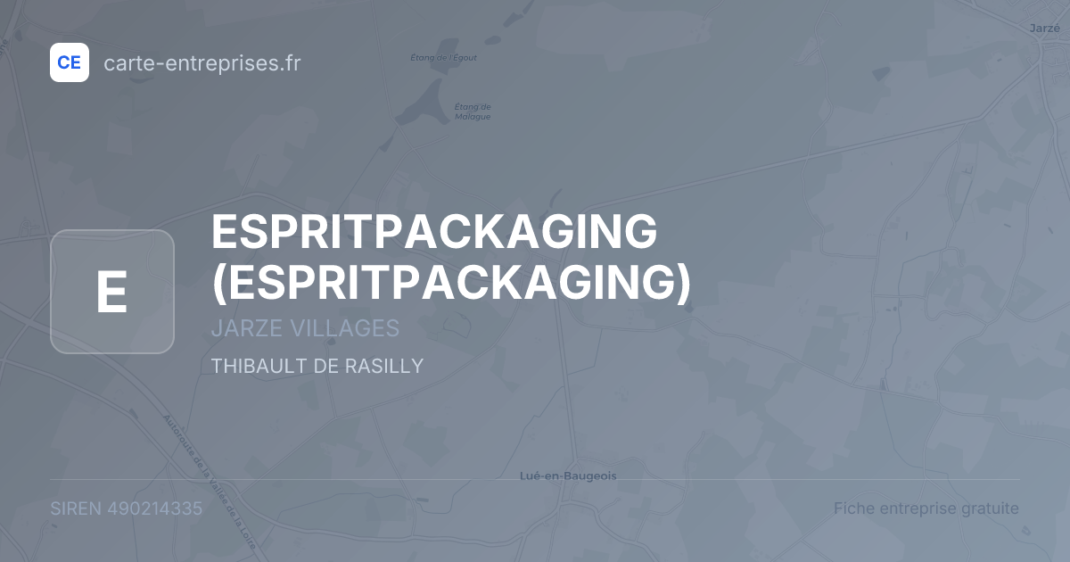 ESPRITPACKAGING — 490214335 — fiche entreprise