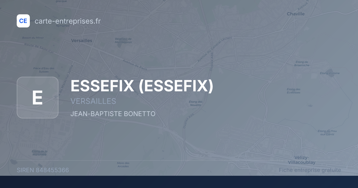 ESSEFIX — 848455366 — fiche entreprise