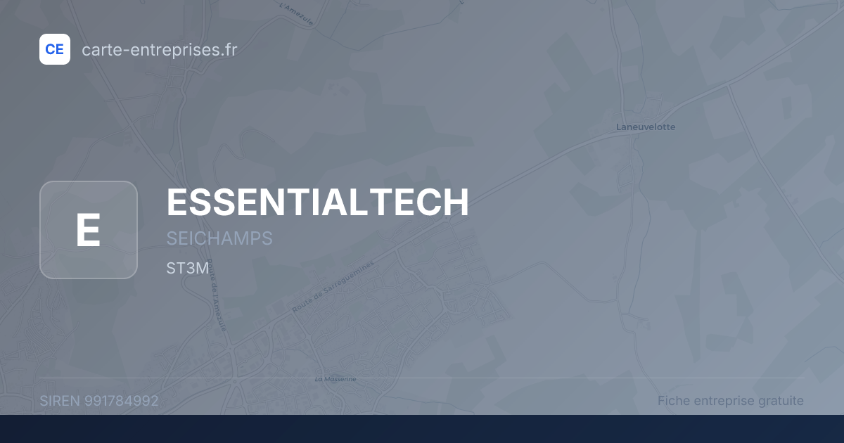 ESSENTIALTECH — 991784992 — fiche entreprise