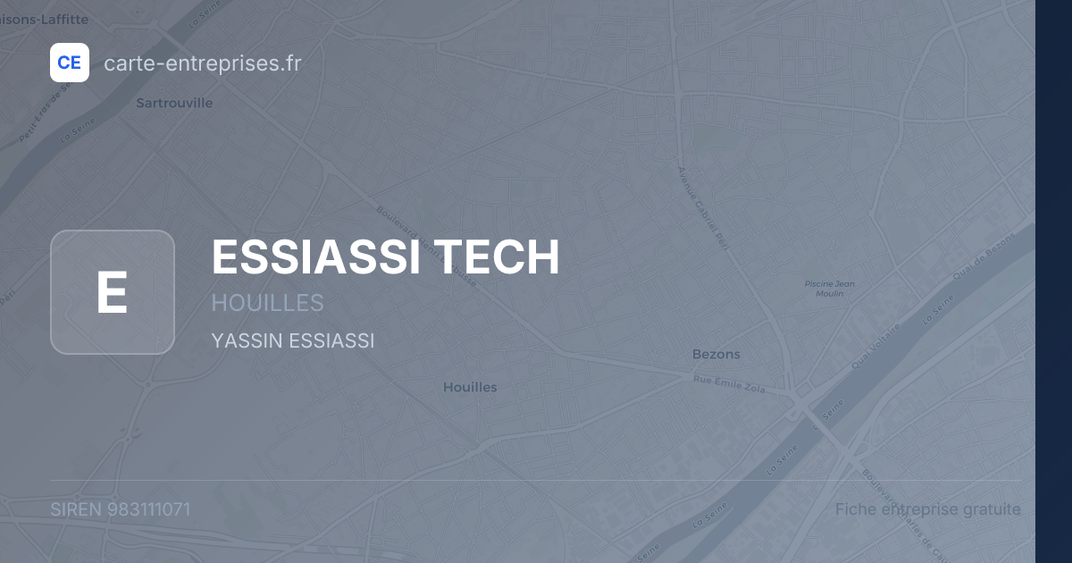 ESSIASSI TECH — 983111071 — fiche entreprise