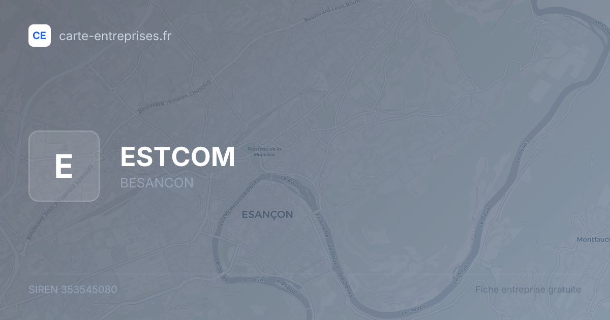 ESTCOM — 353545080 — fiche entreprise