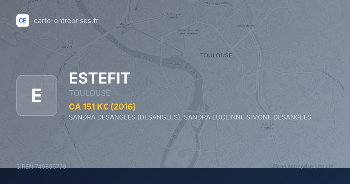 ESTEFIT — 749856779 — fiche entreprise