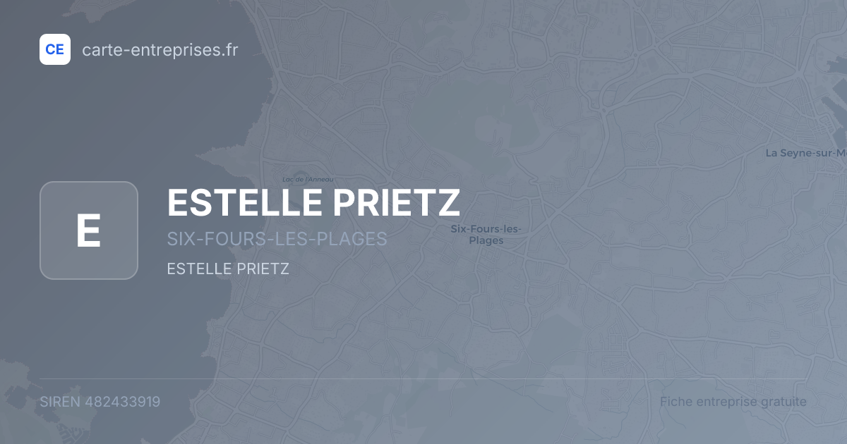 ESTELLE PRIETZ — 482433919 — fiche entreprise