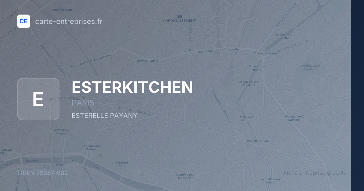 ESTERKITCHEN — 793871682 — fiche entreprise