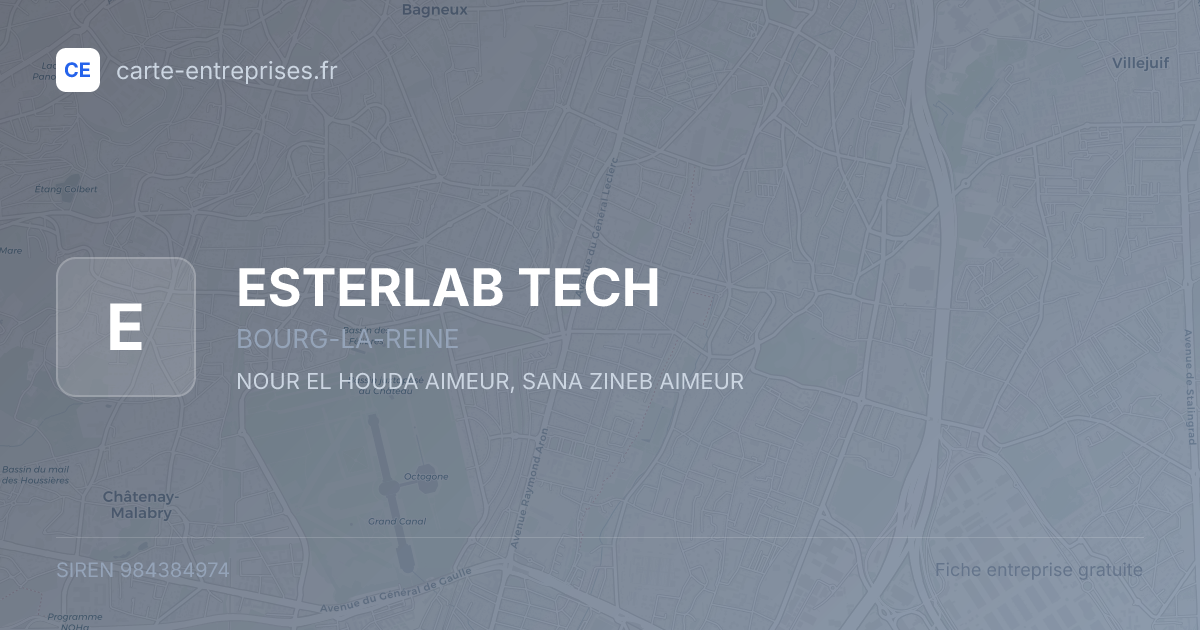 ESTERLAB TECH — 984384974 — fiche entreprise