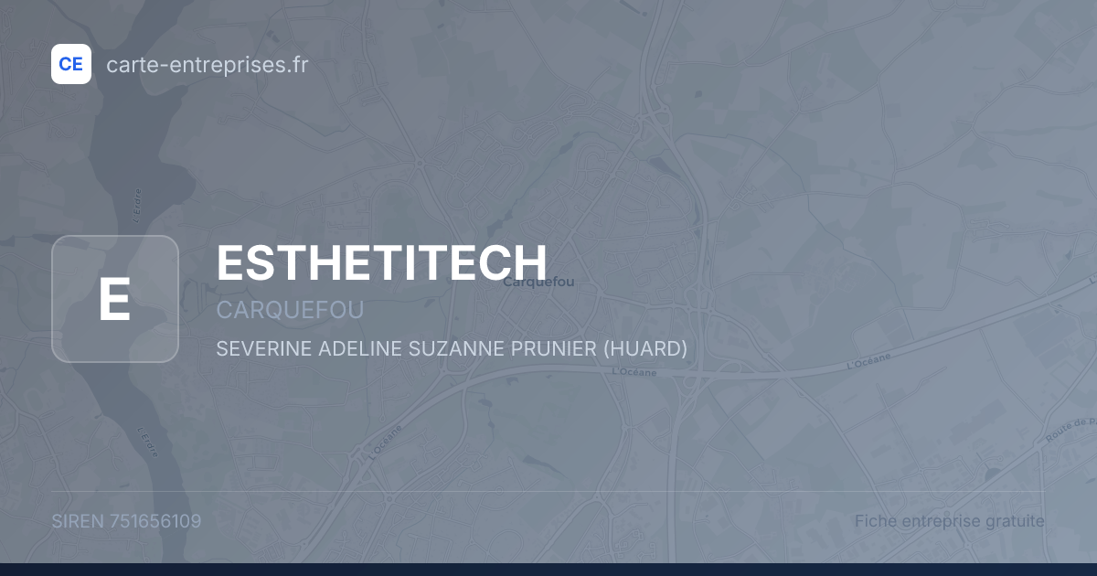 ESTHETITECH — 751656109 — fiche entreprise