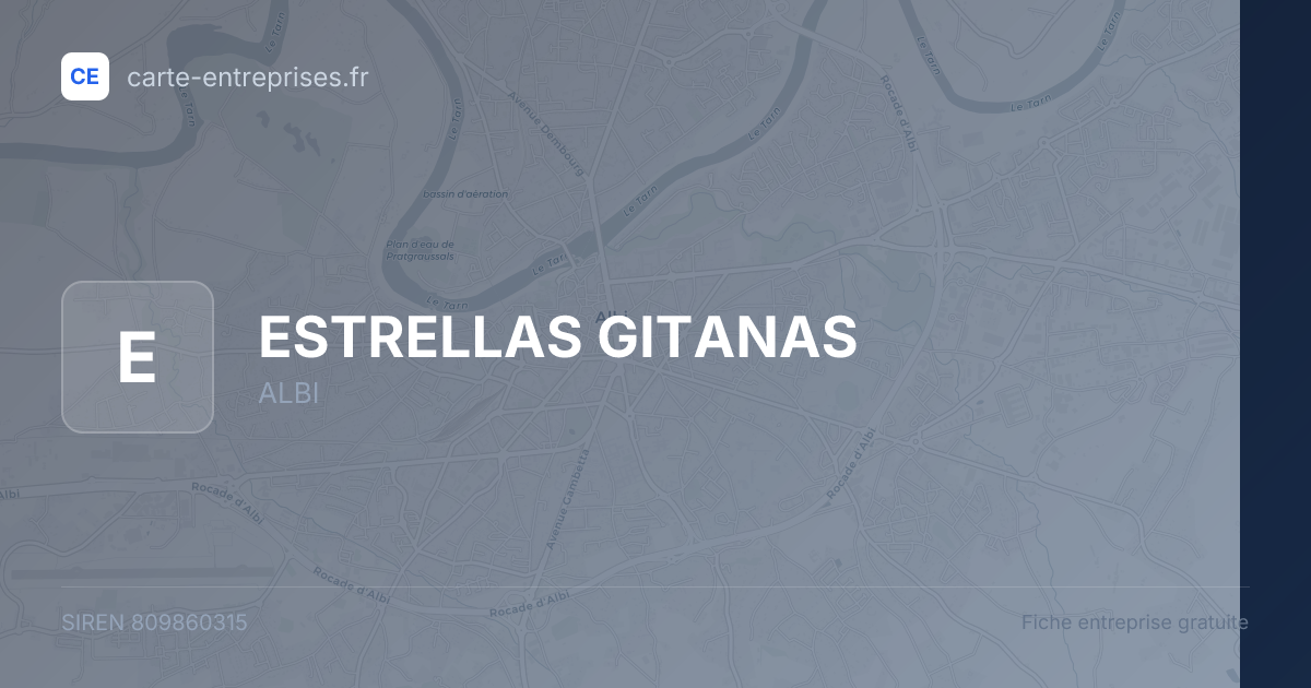 ESTRELLAS GITANAS — 809860315 — fiche entreprise