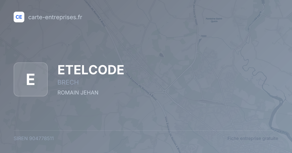 ETELCODE — 904778511 — fiche entreprise