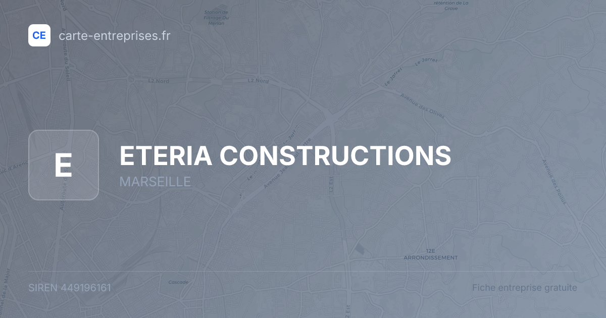 ETERIA CONSTRUCTIONS — 449196161 — fiche entreprise