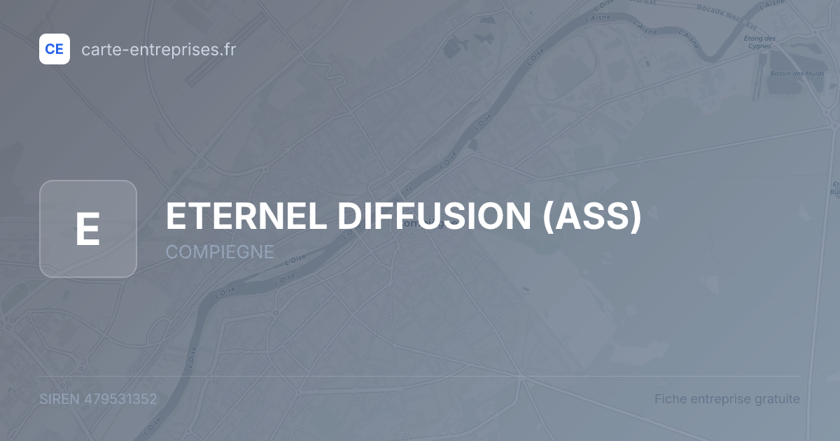 ETERNEL DIFFUSION (ASS) — 479531352 — fiche entreprise