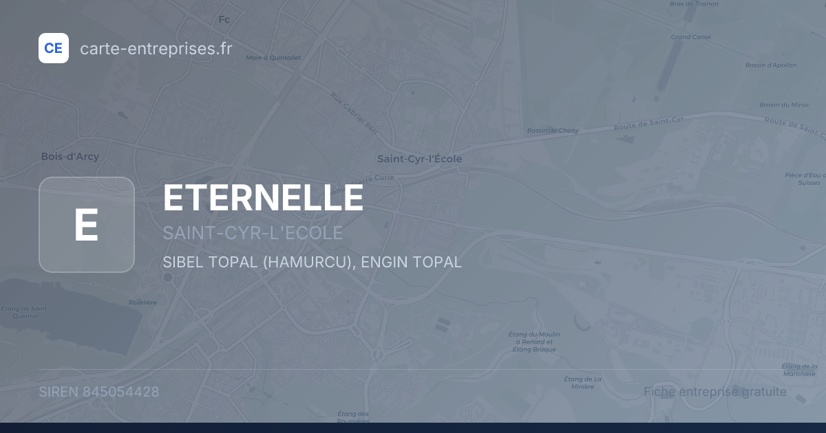 ETERNELLE — 845054428 — fiche entreprise