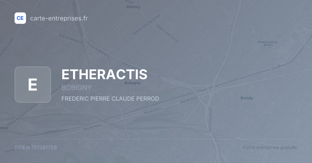 ETHERACTIS — 751281759 — fiche entreprise