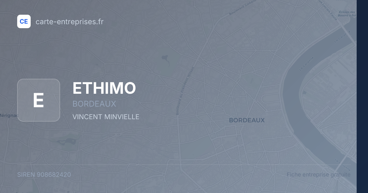 ETHIMO — 908682420 — fiche entreprise
