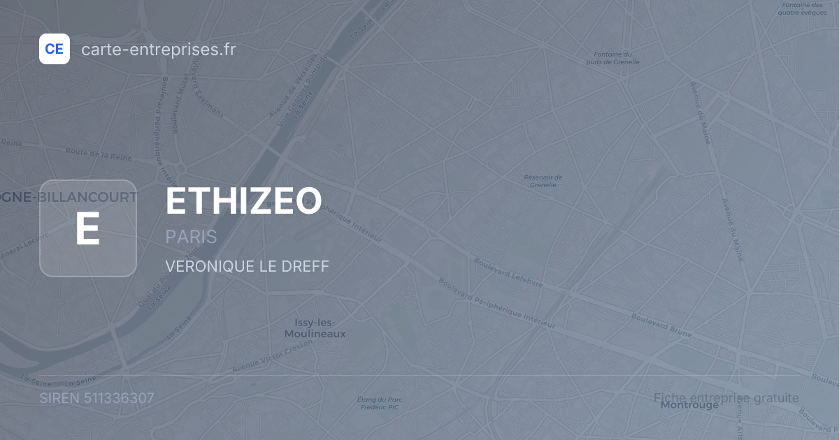 ETHIZEO — 511336307 — fiche entreprise