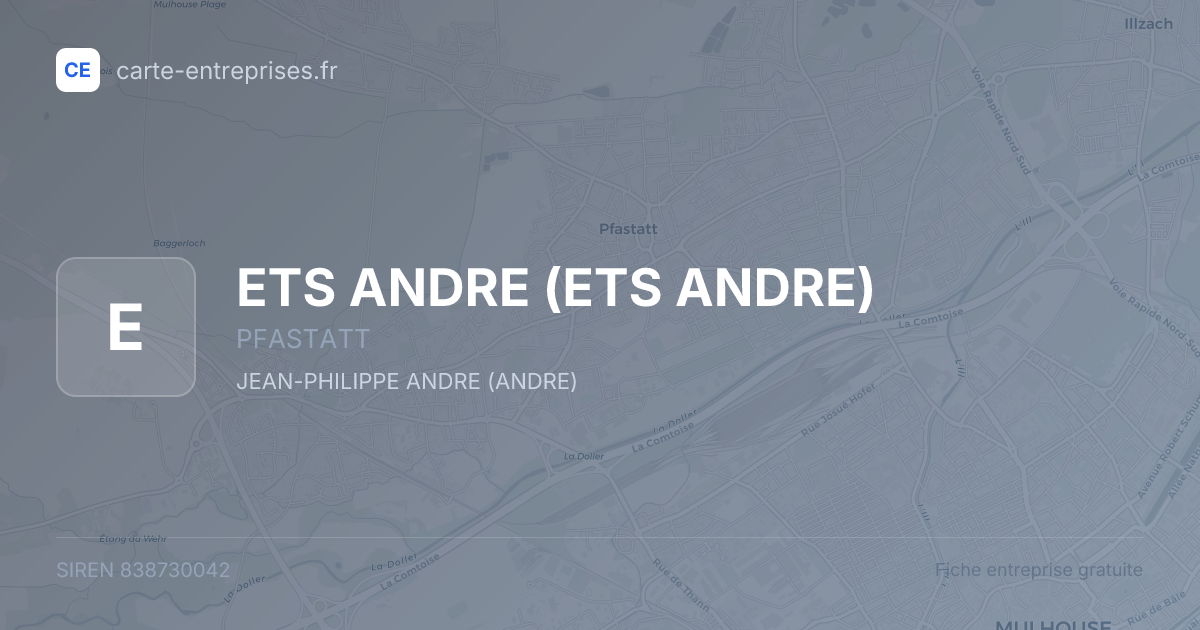 ETS ANDRE — 838730042 — fiche entreprise
