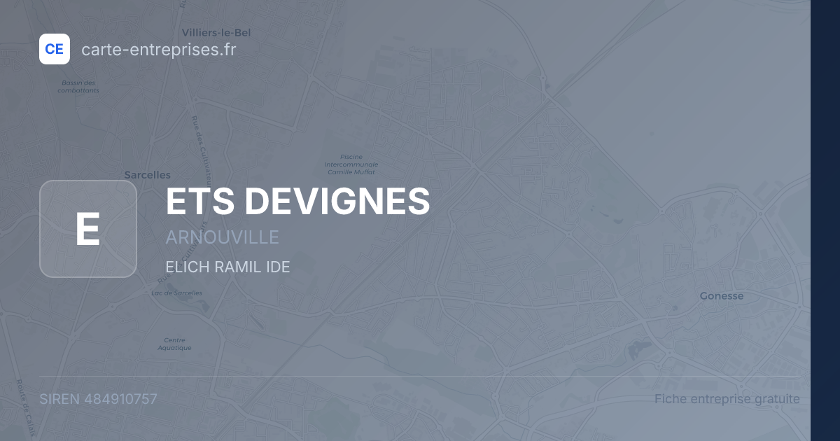 ETS DEVIGNES — 484910757 — fiche entreprise