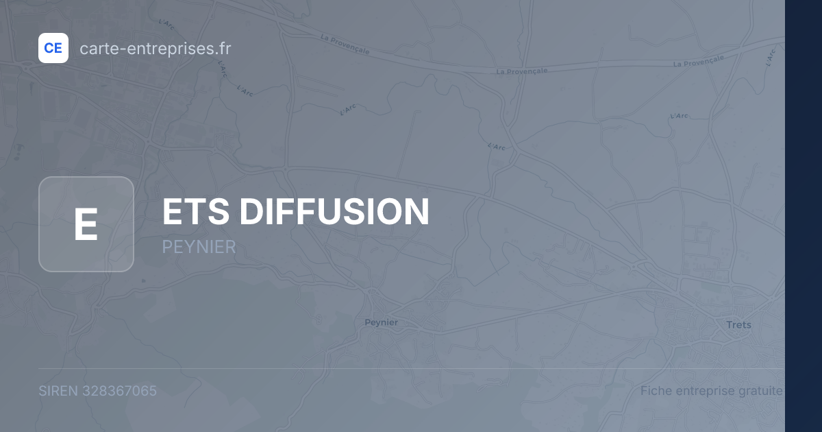 ETS DIFFUSION — 328367065 — fiche entreprise