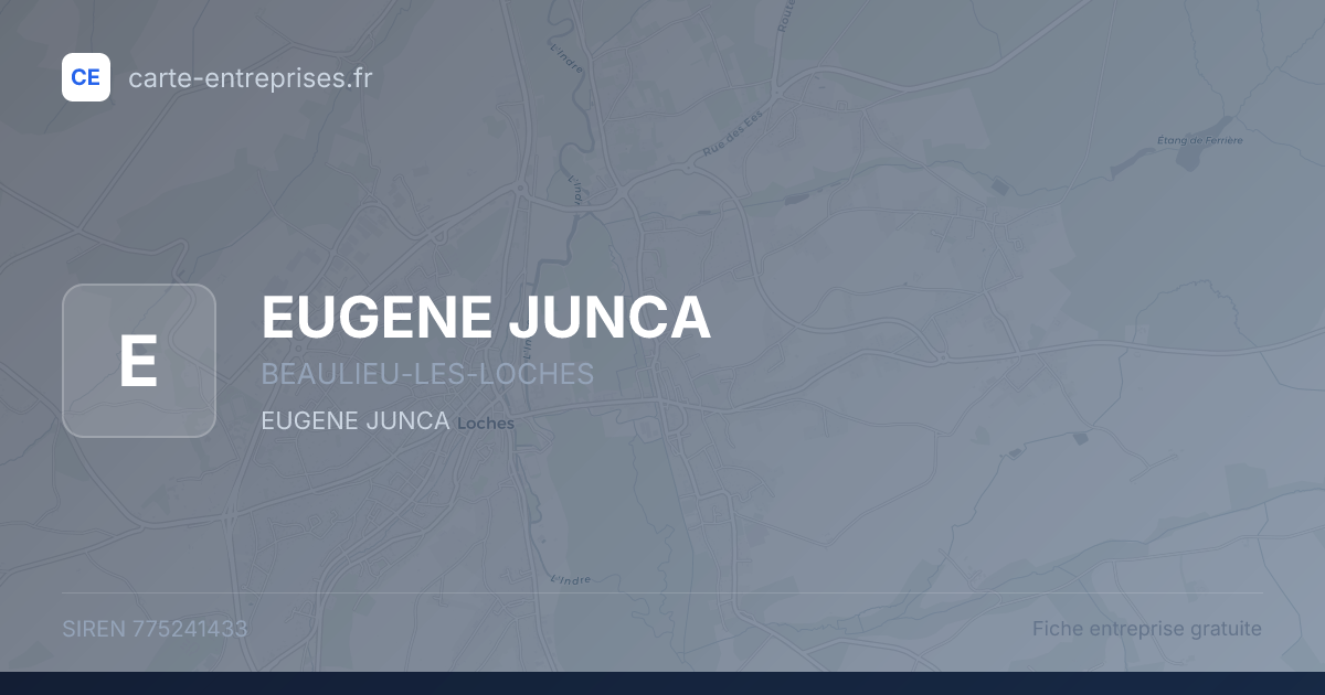 EUGENE JUNCA — 775241433 — fiche entreprise