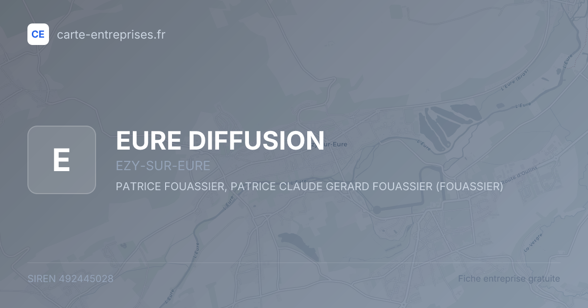 EURE DIFFUSION — 492445028 — fiche entreprise