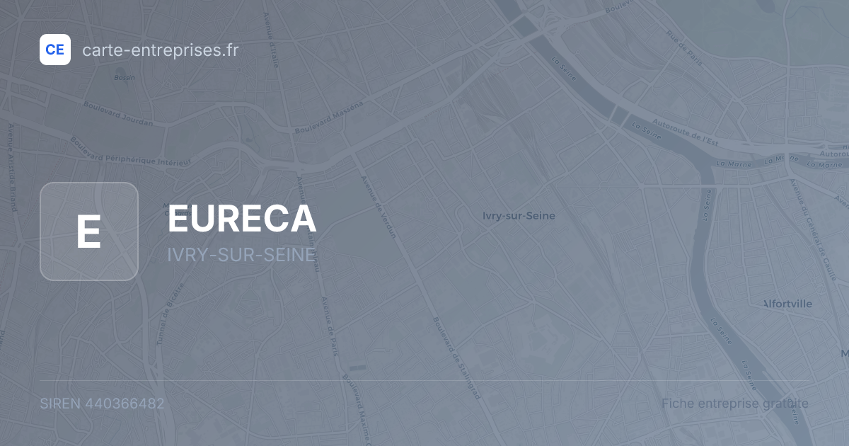 EURECA — 440366482 — fiche entreprise