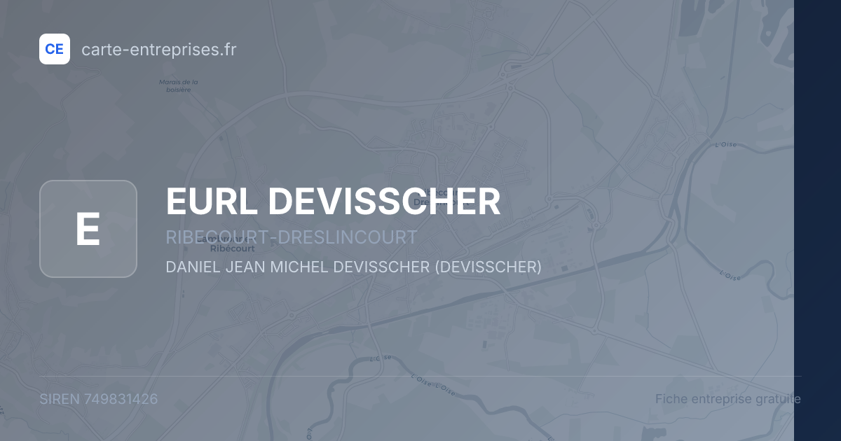 EURL DEVISSCHER — 749831426 — fiche entreprise