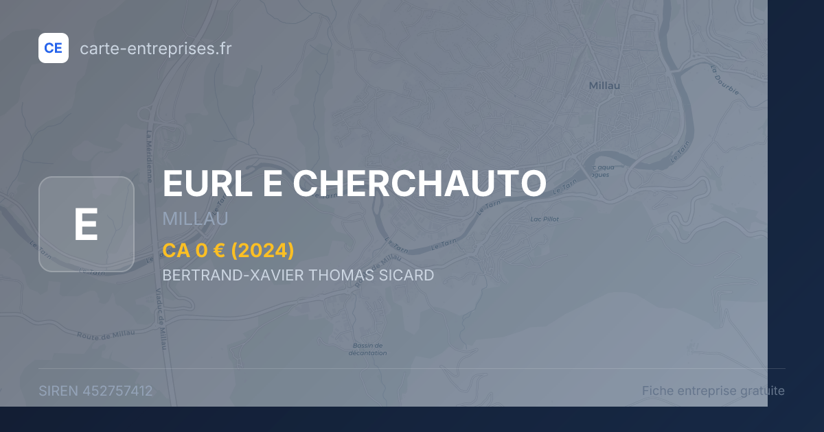 EURL E CHERCHAUTO — 452757412 — fiche entreprise