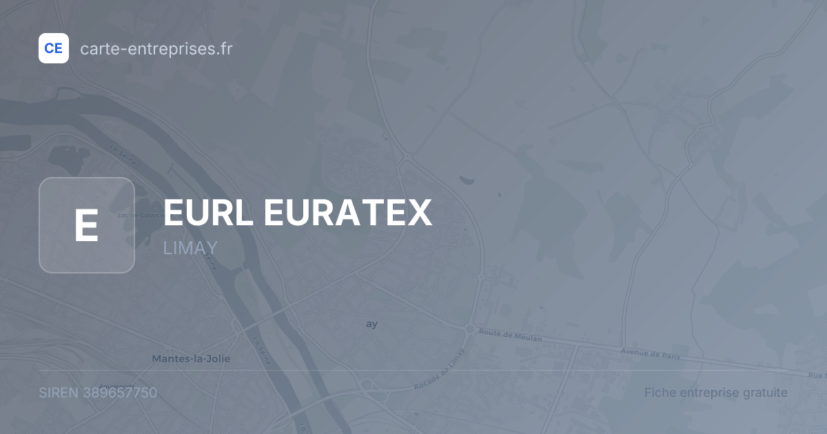 EURL EURATEX — 389657750 — fiche entreprise