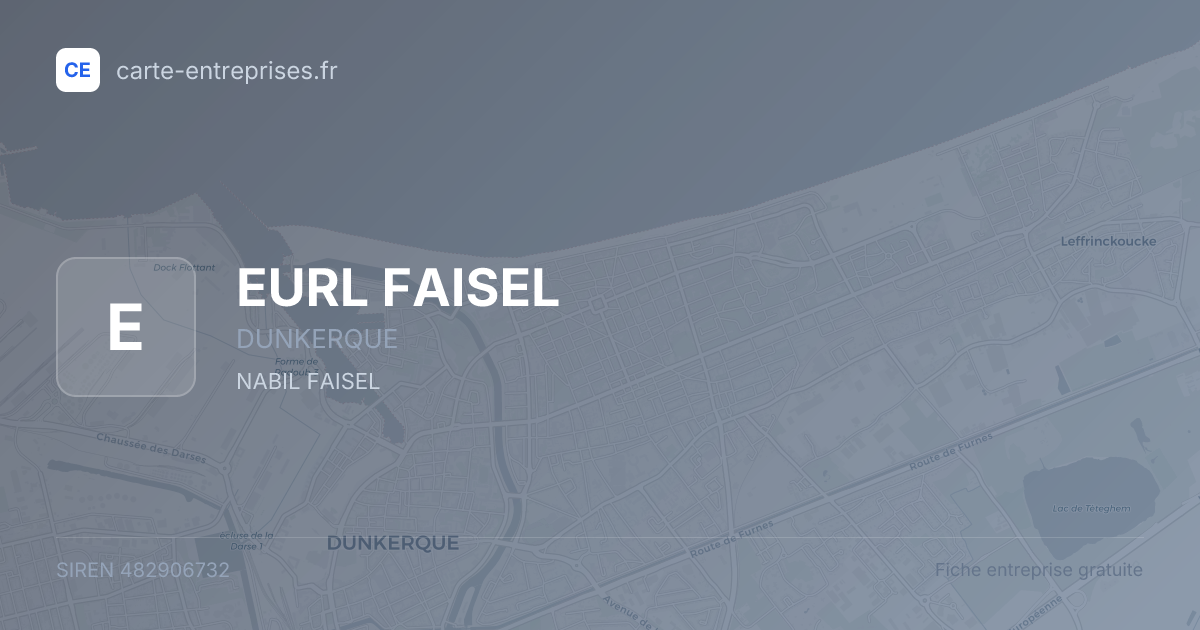 EURL FAISEL — 482906732 — fiche entreprise