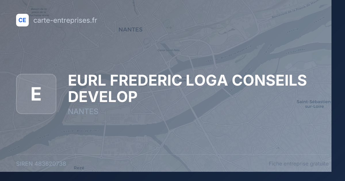 EURL FREDERIC LOGA CONSEILS DEVELOP — 483620738 — fiche entreprise
