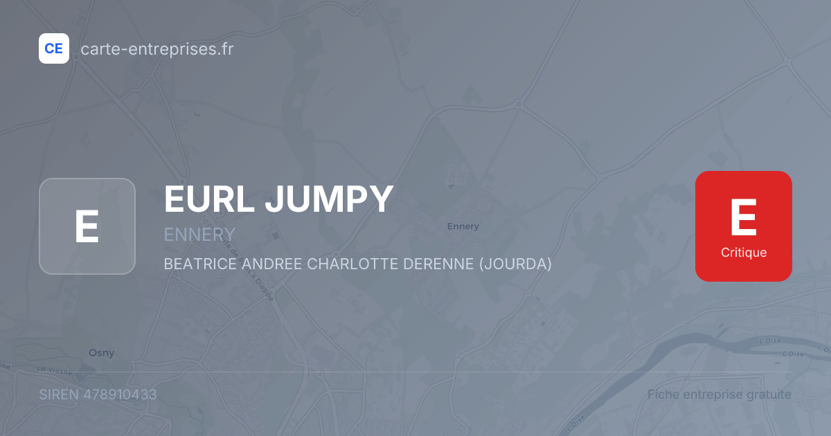 EURL JUMPY — 478910433 — fiche entreprise