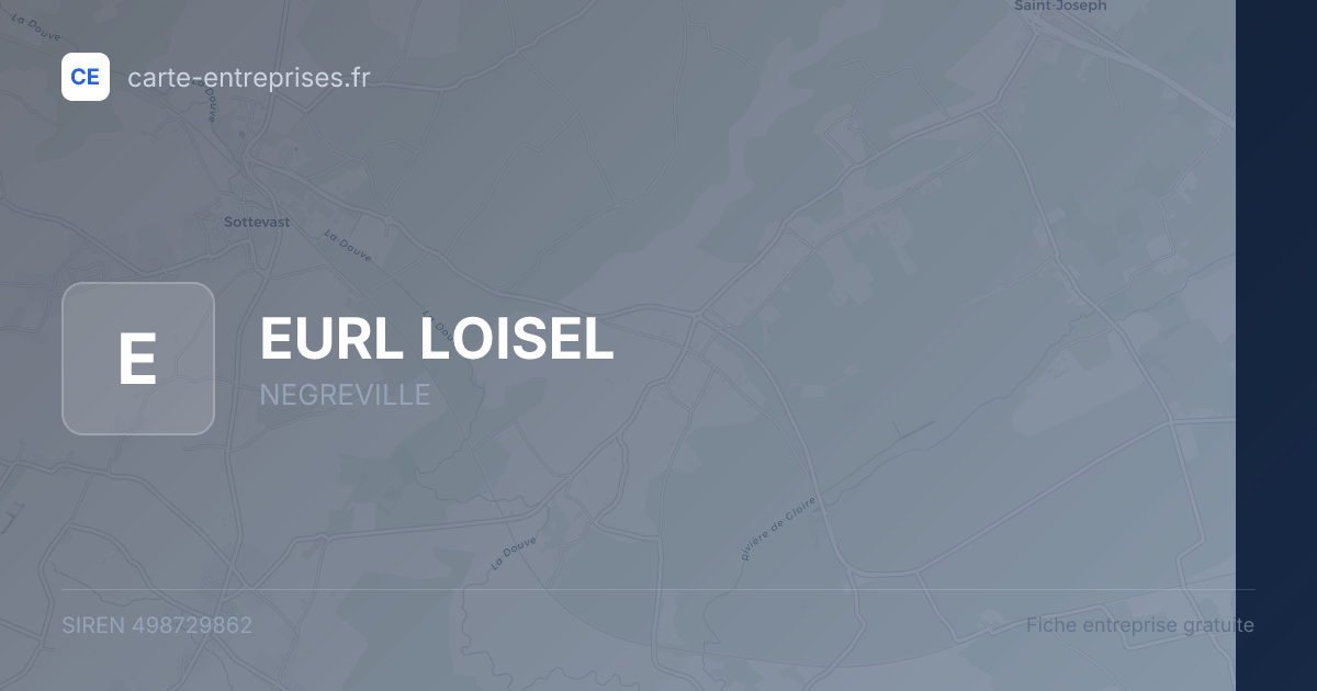 EURL LOISEL — 498729862 — fiche entreprise